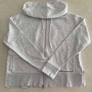 Grey Full-Zip Hoodie